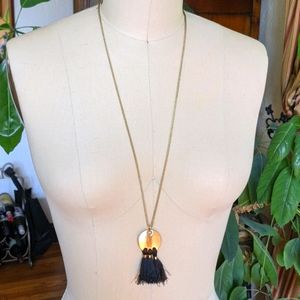 Ann Taylor tassel necklace
